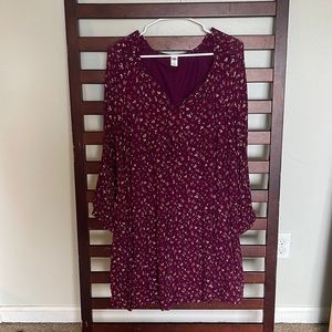Old navy floral midi dress